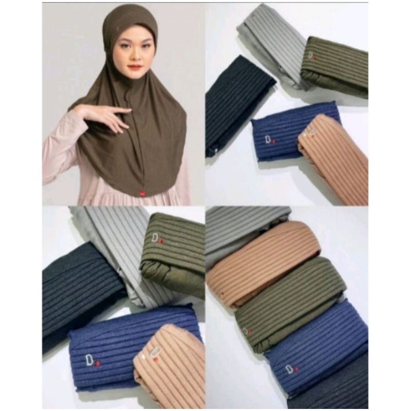 Bergo Bahan Kaos Dauky Bergo Rara