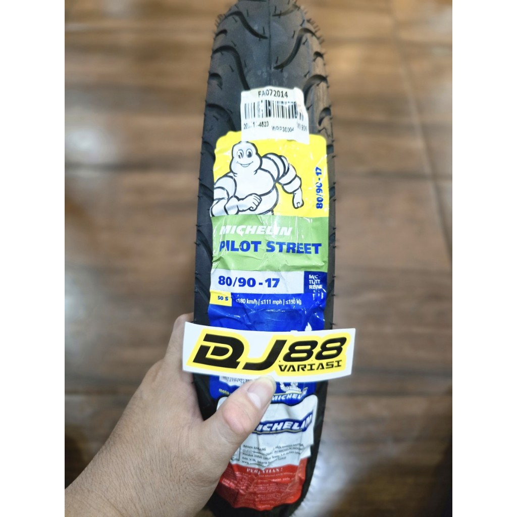Ban michelin pilot street 80/90-17 ban tubles ring 17