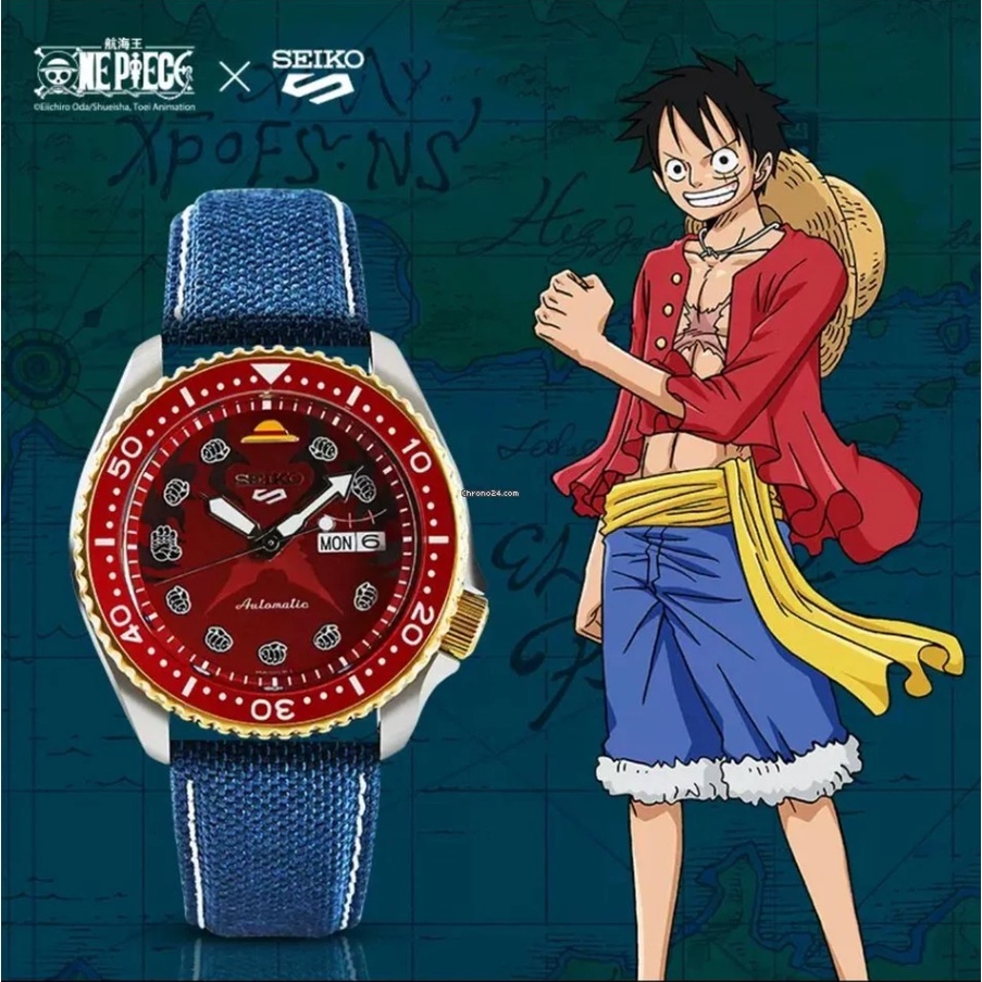 Jam tangan seiko 5 sports x one piece automatic limited edition