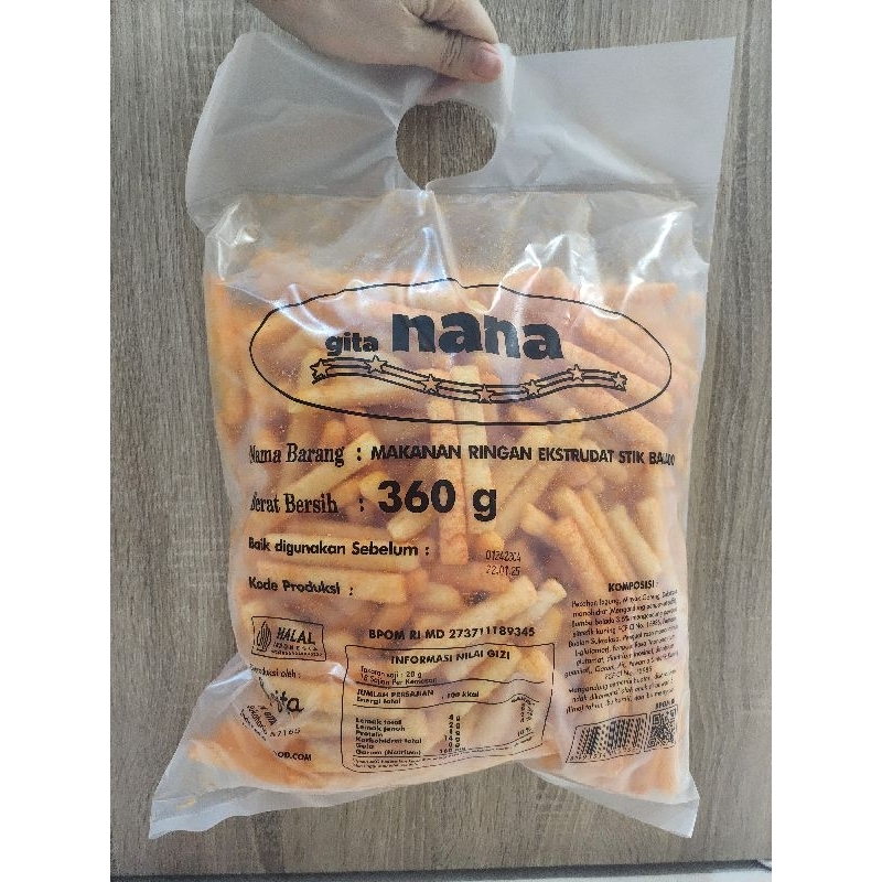 

snack ball/ balado stick/ choco ball /ring keju snack curah nana Gita 360 gr besar