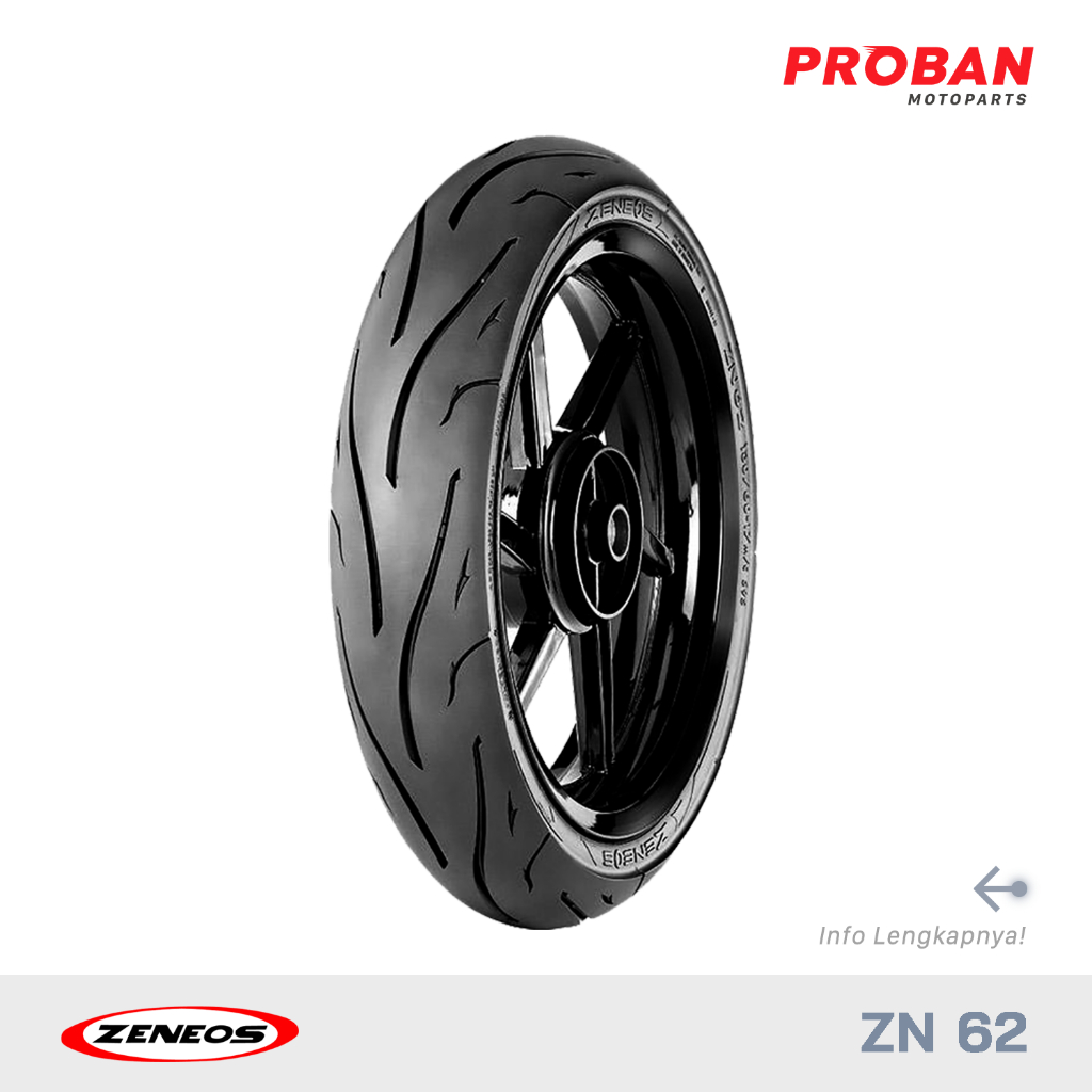ZENEOS TL ZN 62 110/70 Ring 14 Ban Motor Tubeless