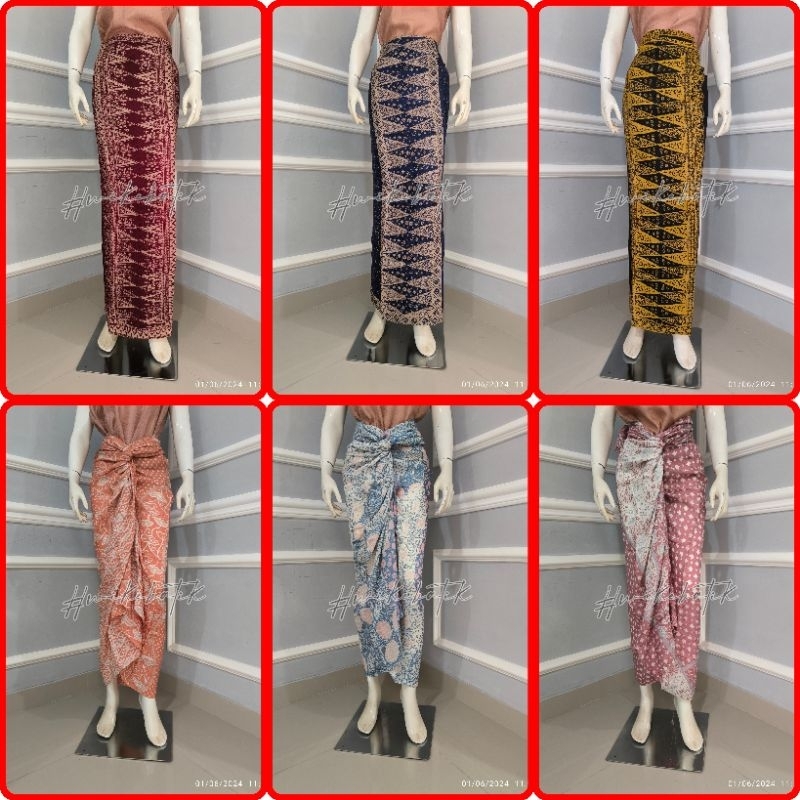 WIKE BATIK | ROK LILIT VISCOSE | BATIK TRUSMI