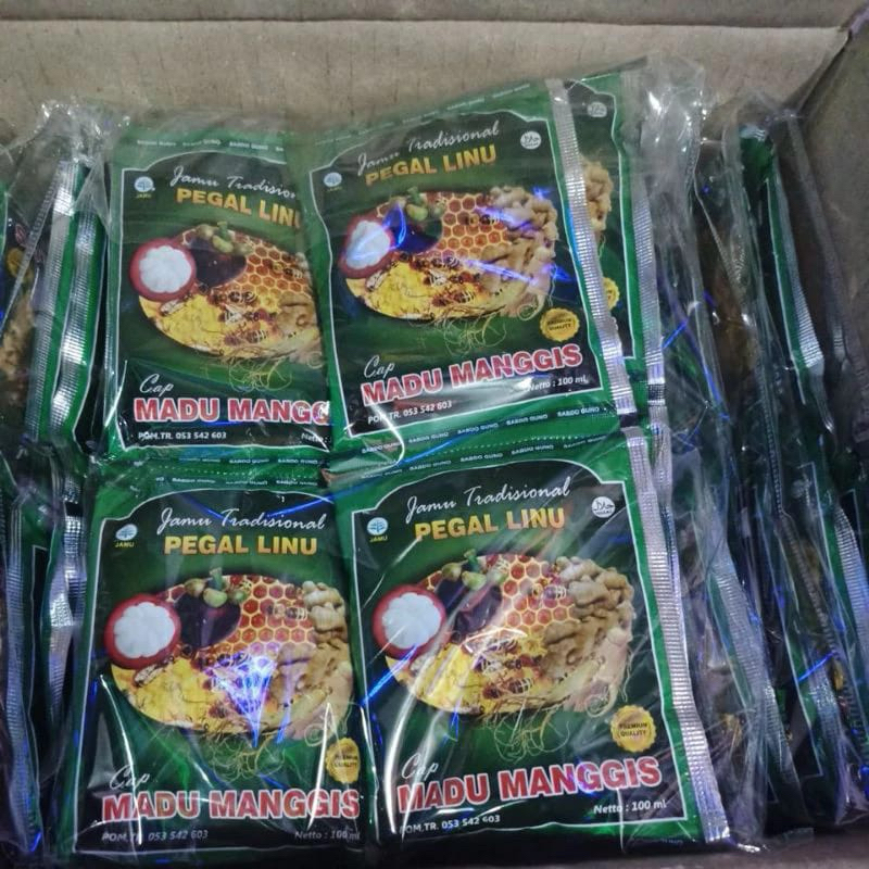 

MADU MANGGIS JAMU PEGAL LINU Ramuan tradisional( 1pack isi 12 sachet)