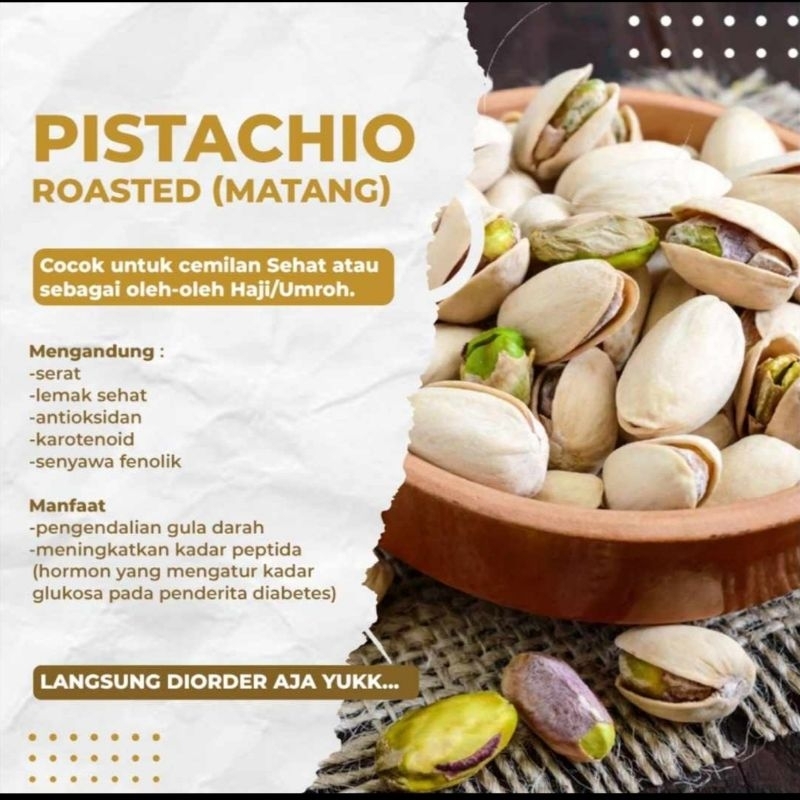 

Kacang Pistachio 1 Kg 100% Original | Kacang Fustuk Barang Baru dan Berkualitas | Pistachio Toples