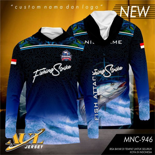 Baju Jersey Mancing / Kaos Fishing / Baju Fishing Mania / Mancing Club / Fishing Strike FullPrint GR