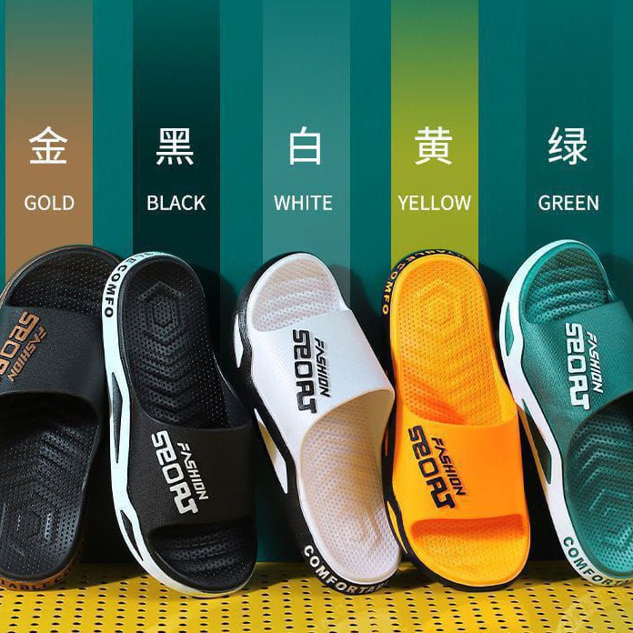 READY STOK Sandal Sport Pria Sandal Slip On PriaSandal Sport CowokSandal Slip On CowokSandal Karet C