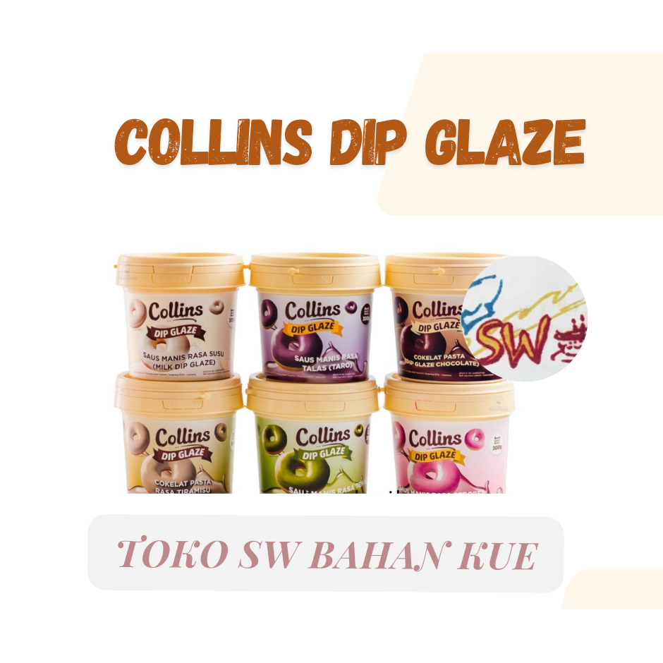 

COLLINS DIP GLAZE 300 GR