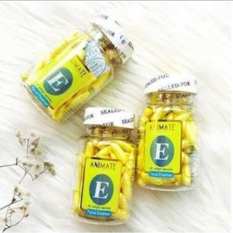 [60 PCS] SERUM ANIMATE FACIAL ESSENSE VITAMIN E / SERUM ANIMATE