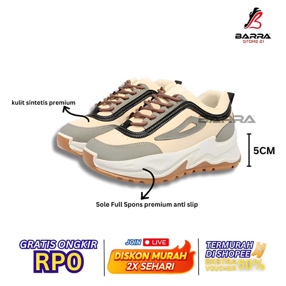 KODE Y13V BARR21Sepatu Korea Wanita Kpop 223  Sepatu Wanita Terbaru  Sneakers Korean Style Casual  S