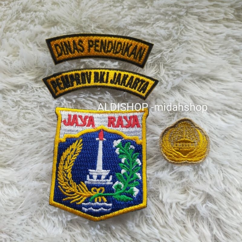 Logo bordir pemprov DKI Jakarta / DISPEN DKI JAKARTA