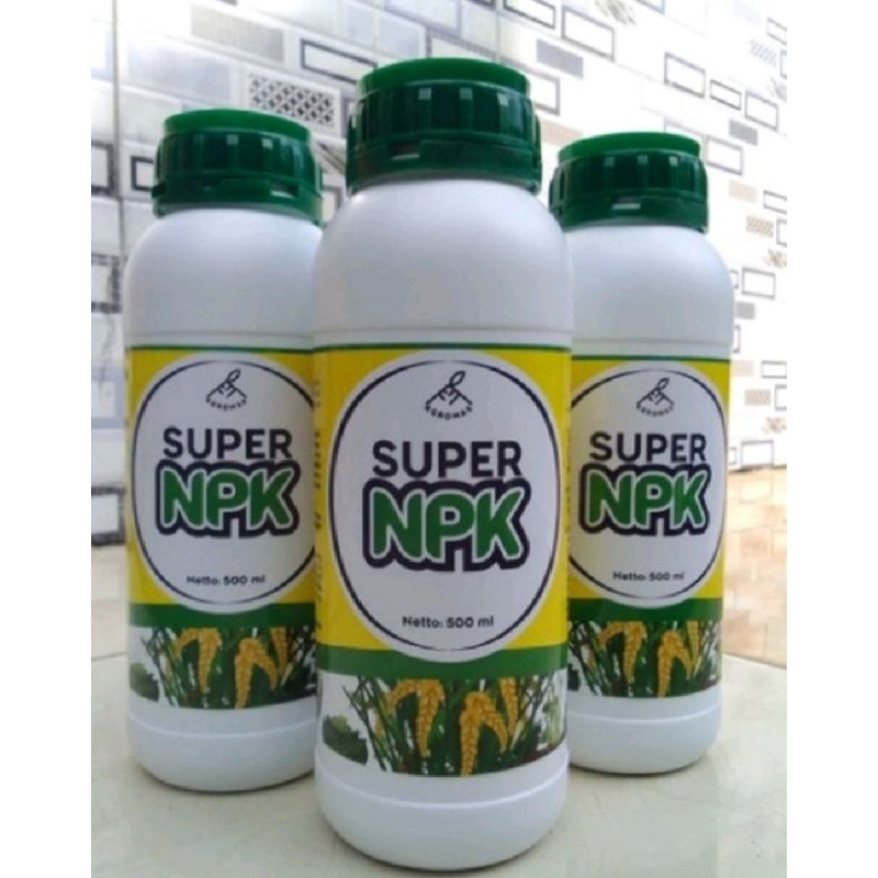 SUPER NPK Pupuk Cair Organik Menghemat Penggunaan Pupuk Kimia 50%