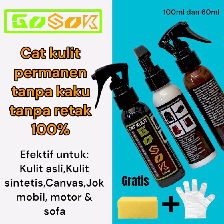 KODE S58K Cat sepatu kulit karet sol Rubber Midsole Leather paint Gosok Repaint sepatu tas jaket kul