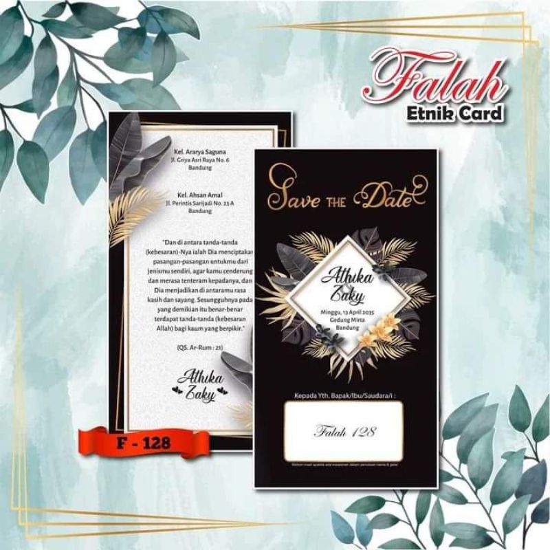 Blangko Undangan Pernikahan Falah 128 murah