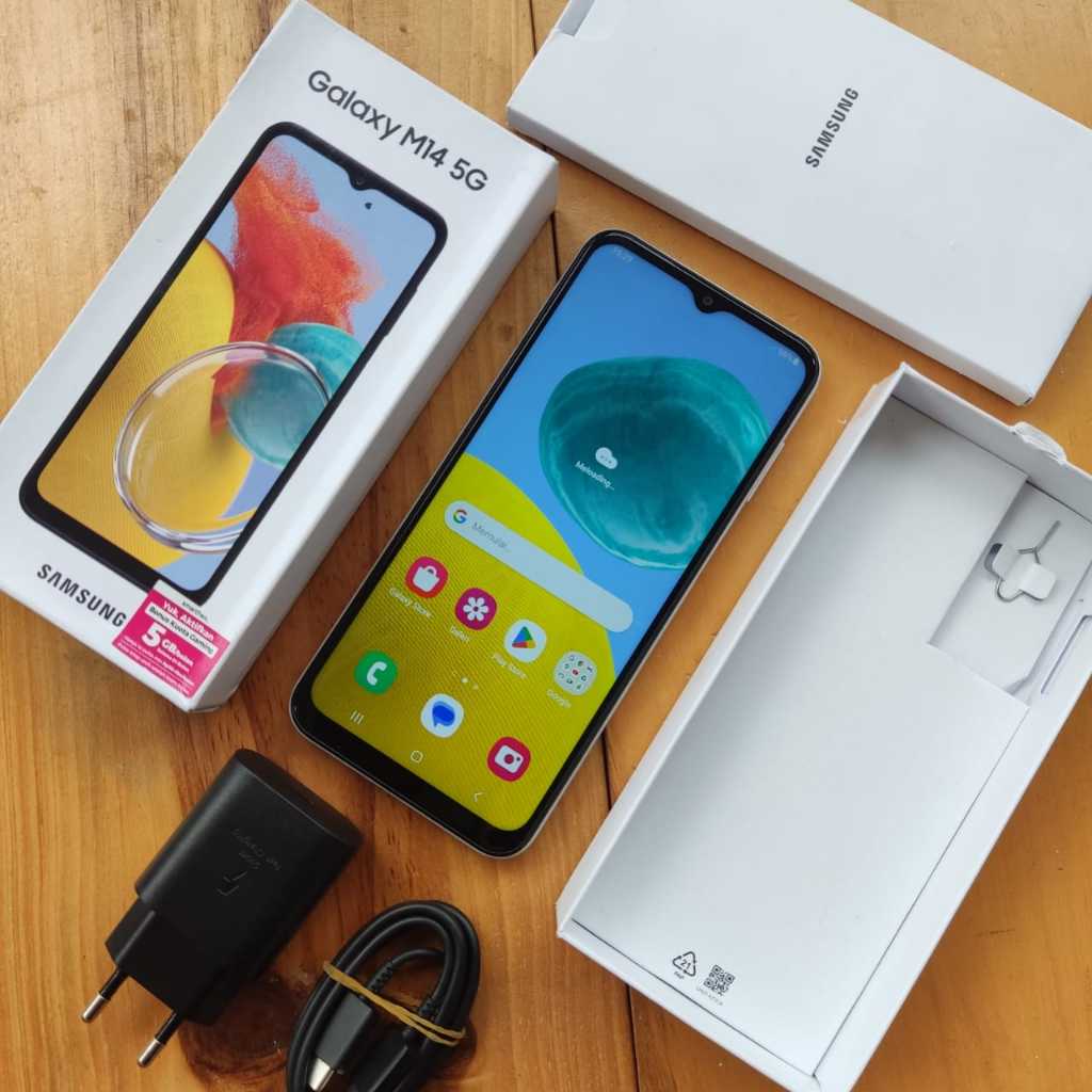 SAMSUNG M14 5G SECOND 4/64GB 6/128GB HANDPHONE SECOND HP SEKEN HP BEKAS HP MURAH