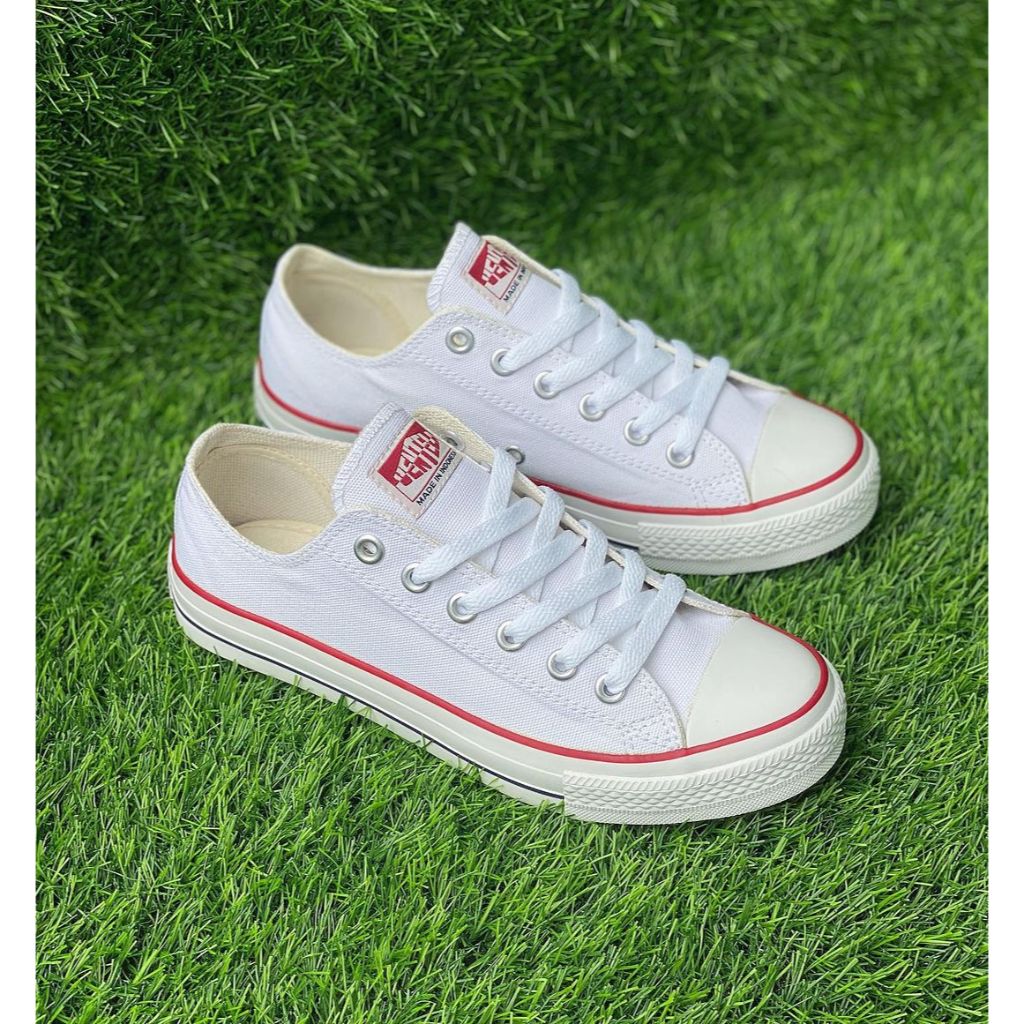 Sepatu Ventela ethnic low white putih 36 - 44 sepatu sneakers casual pria wanita vantela original