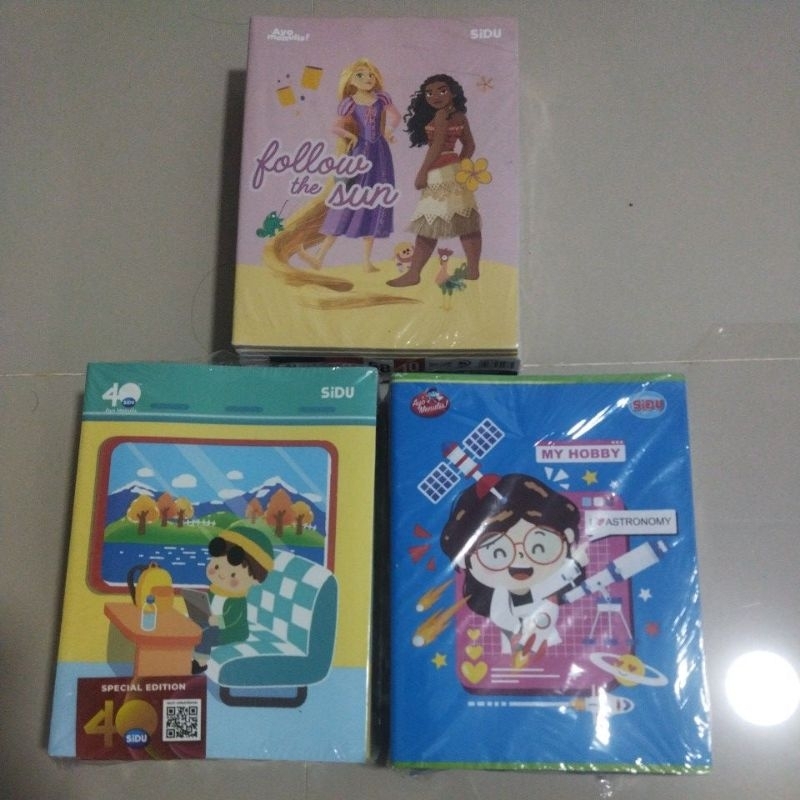 

SIDU BUKU TULIS ISI 58 LEMBAR (1pak 10buku) Random