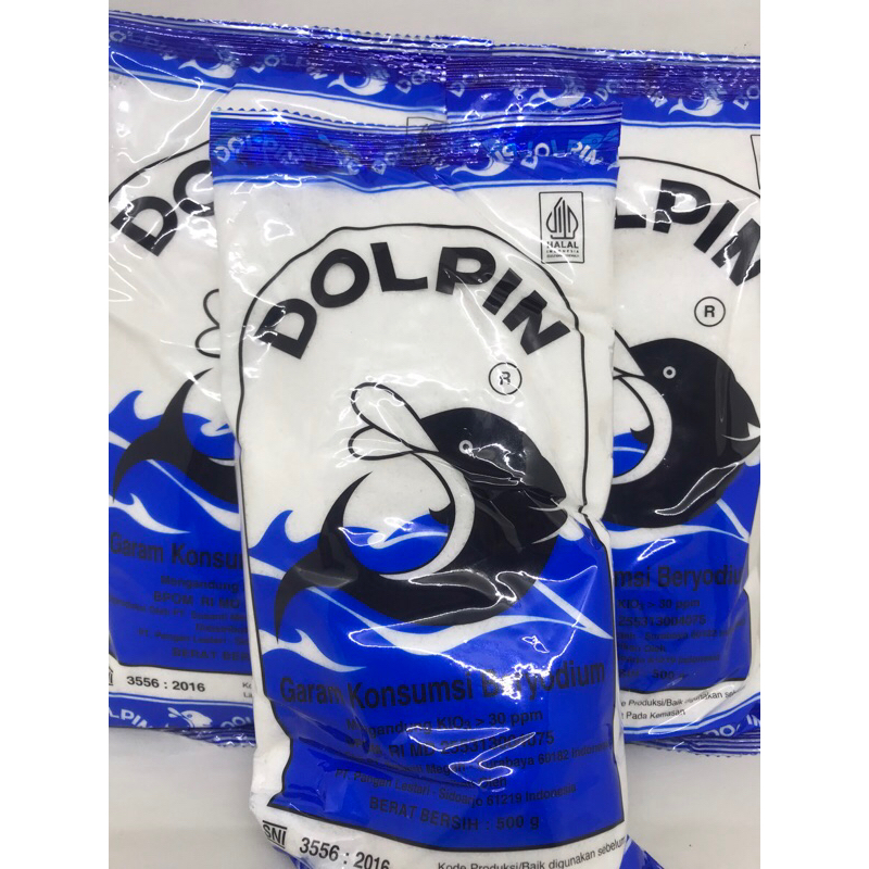 

garam halus dolpin ukuran 1 kg