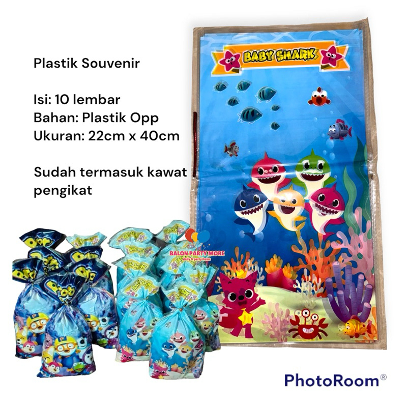 

(1 PACK ISI 10 LBR) Plastik Bingkisan Bening OPP / Plastik Packaging Souvenir Ulang Tahun Murah / Plastik Bingkisan Motif