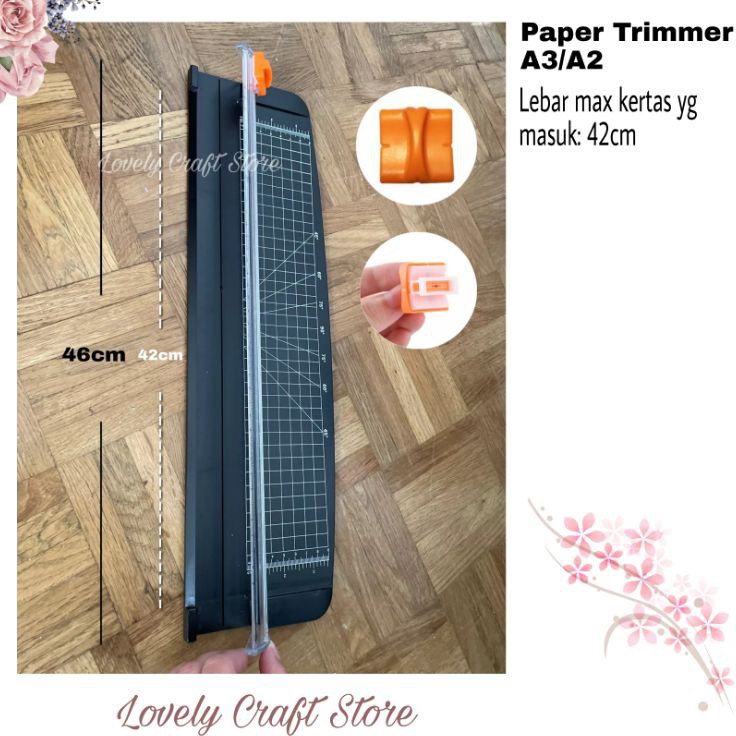 

Teknologi Terkini LovelyCraftStore Paper Trimmer Cutter A5 A4 A3 F4 dan max A2 sisi pendek Lebar Kes masuk up to 42cm