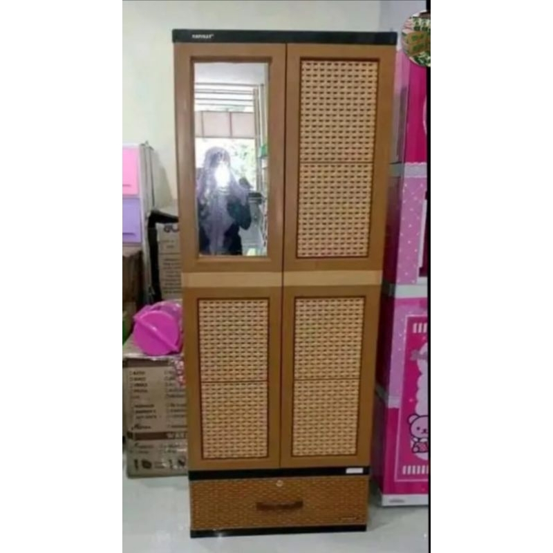 Lemari plastik Napolly/Lemari Gantungan