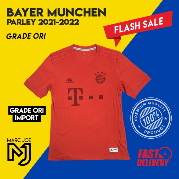 HEMAT JERSEY MUNCHEN PARLEY MERAH 1718 GRADE ORI THAILAND