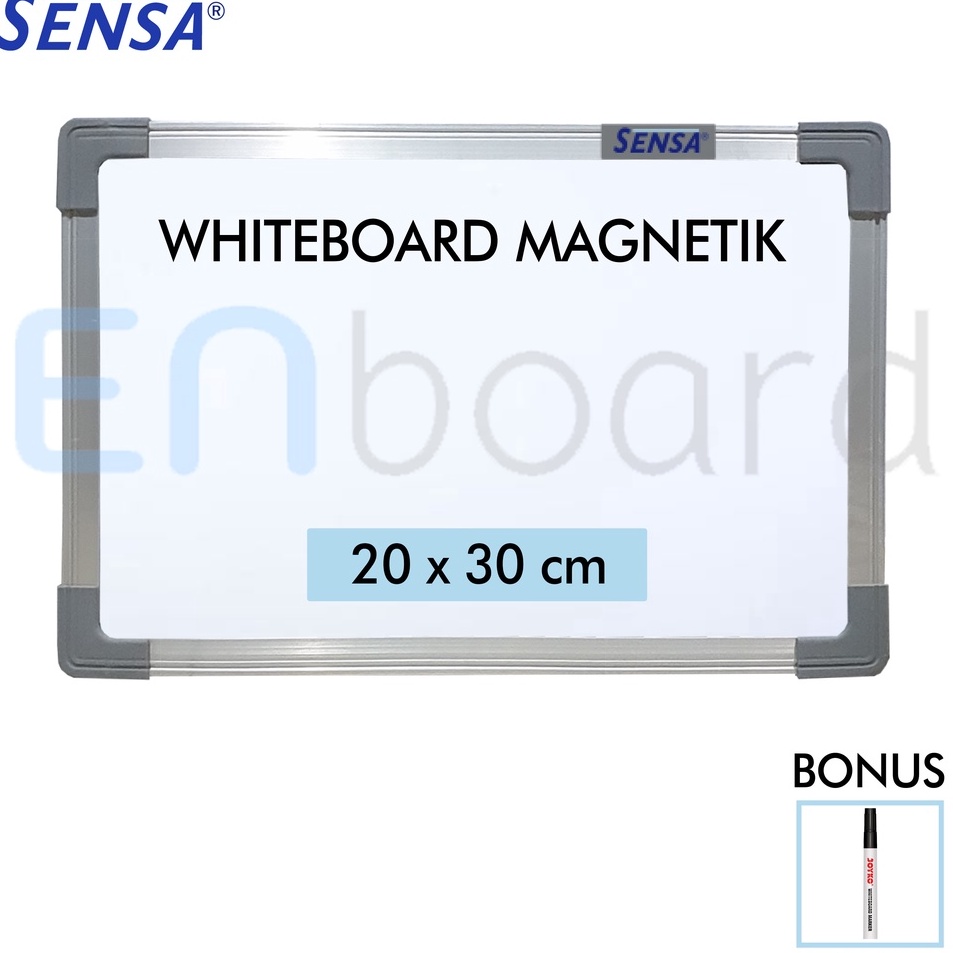 

Papan Tulis Whiteboard White Board Gantung Magnet Single Face Sensa 2 x 3 cm