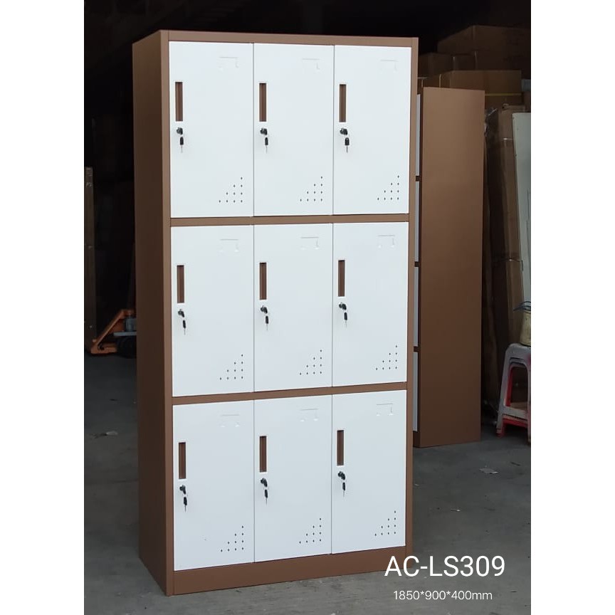 Loker Besi 9 Pintu AC-LS309 - Locker Besi 9 pintu - Loker besi serbaguna - Loker Besi - Locker Besi 