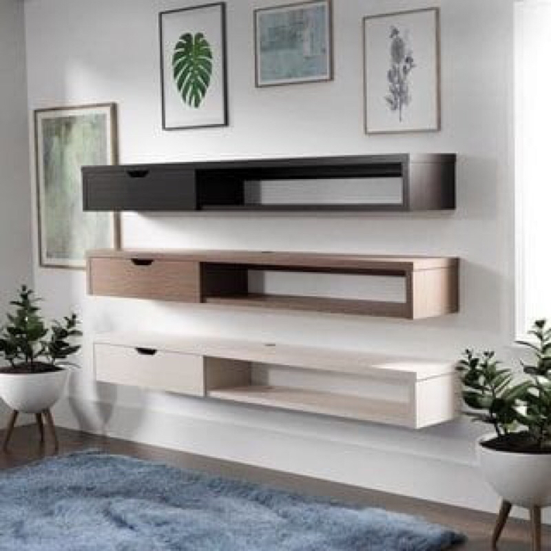 meja tv minimalis modern Rak gantung modern
