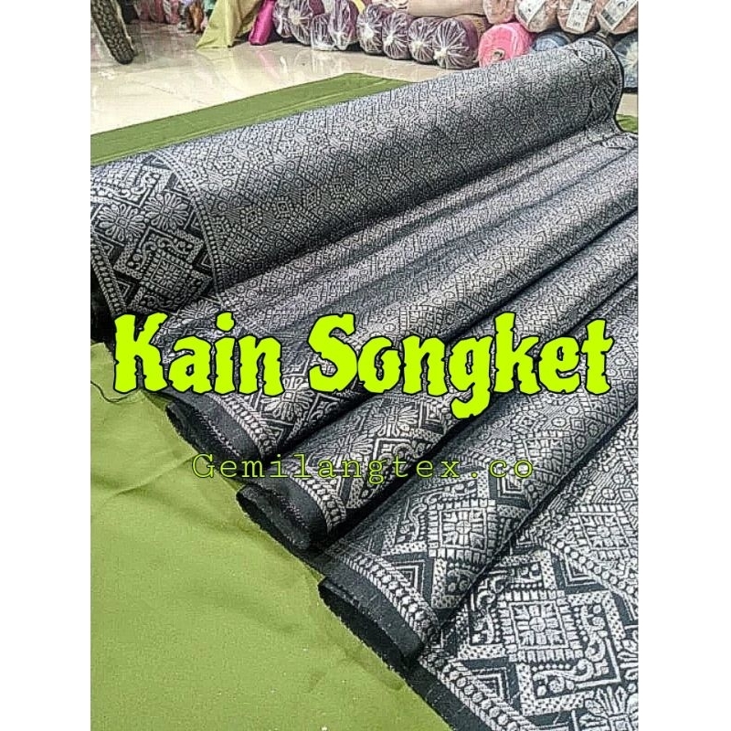 KAIN Songket premium  / kain songket Palembang / kain songket meteran / kain songket terbaru / Kain 