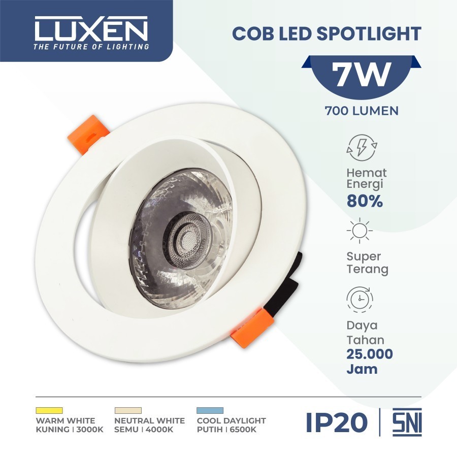 Luxen LED Spotlight COB Series 7 Watt