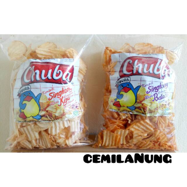 

Termurah Snack kiloan Chuba singkong balado dan chuba keju 25gram free bubble warp