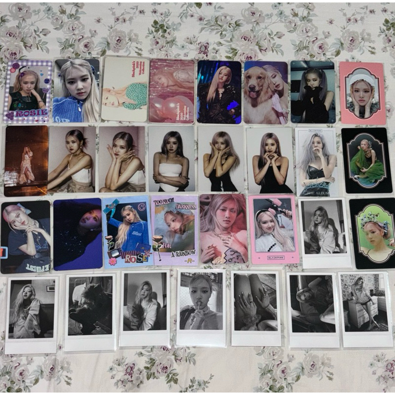 Rose Blackpink Photocard pc limited rare album