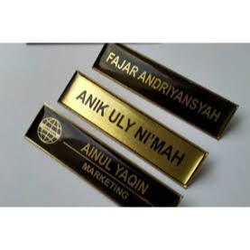

Nama Dada / Name Tag Kuningan
