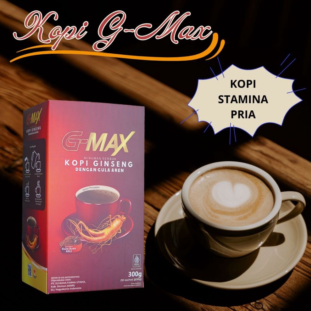

Terlaris Minuman Penambah Gairah S3X Wanita GMax Coffe Rasa Cokelat Kopi Stamnia Laki Laki Ampuh