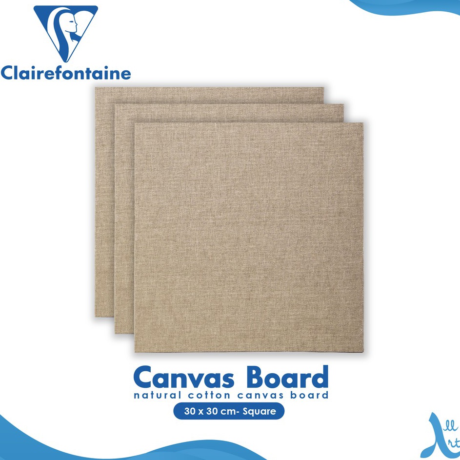 

Clairefontaine Natural 3x3cm Canvas Board