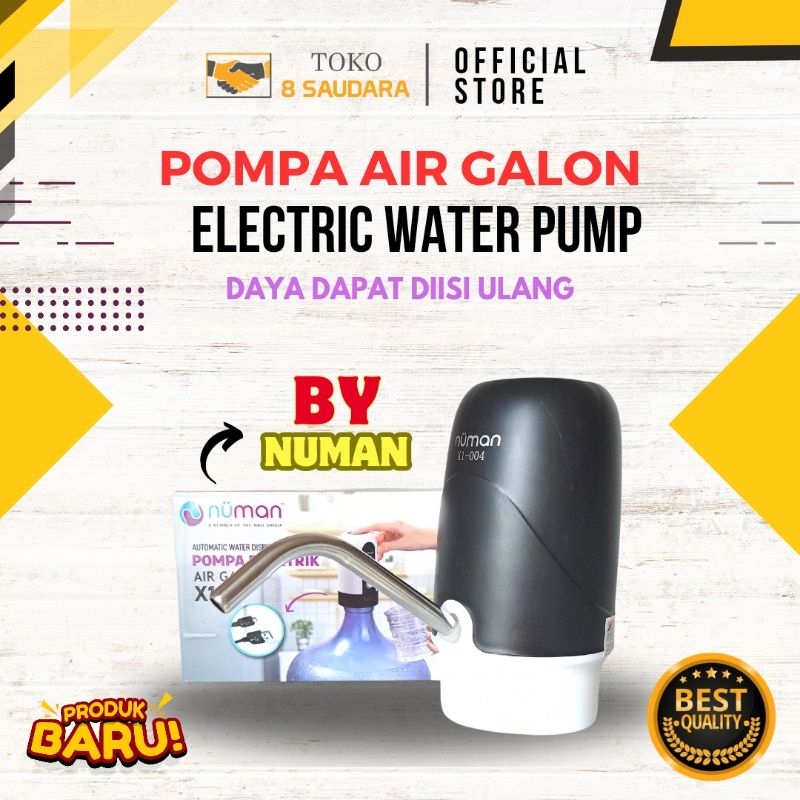 NUMAN Pompa Galon Elektrik/ Pompa Galon Otomatis/ Pompa Galon Listrik/ Alat Pompa Air Galon Elektrik