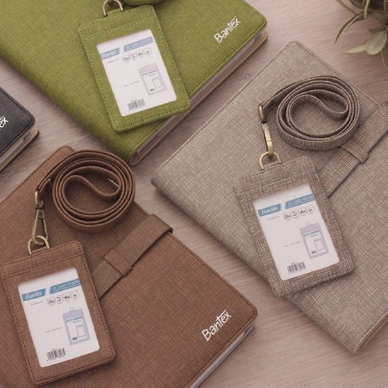 

Bantex Lanyard Name Tag ID Card Kulit