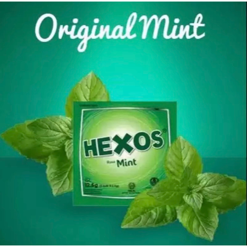 

HEXOS PERMENT MINT PELEGA TENGGOROKAN 5butir