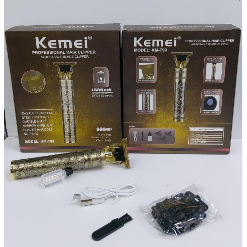 TRIMMER CLIPPER ALAT CUKUR RAMBUT WS-T99 CUKURAN BOTAK GROOMING CAS