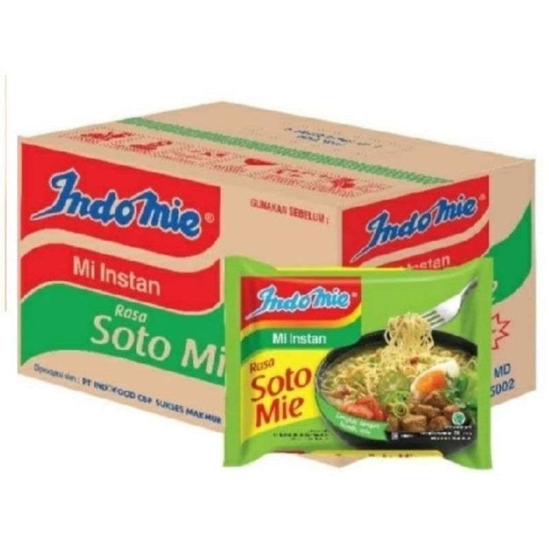 

INDOMIE RASA SOTO MIE 1 DUS ISI 40 PCS