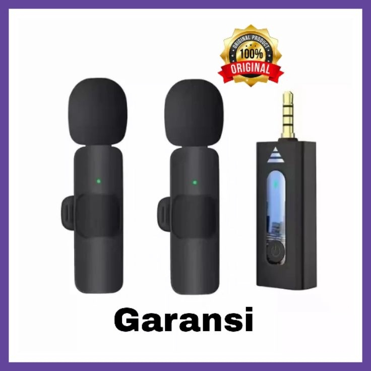 Mic Nirkabel Wirelles Hp Android  Iphone plug singlemicdoblemic