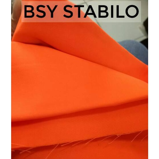 PROMO SALE BAHAN KAIN BSY POLOS WARNA STABILO ORANGE HIJAU KUNING  BAHAN KAIN POLOS SERAGAM CERAH YA
