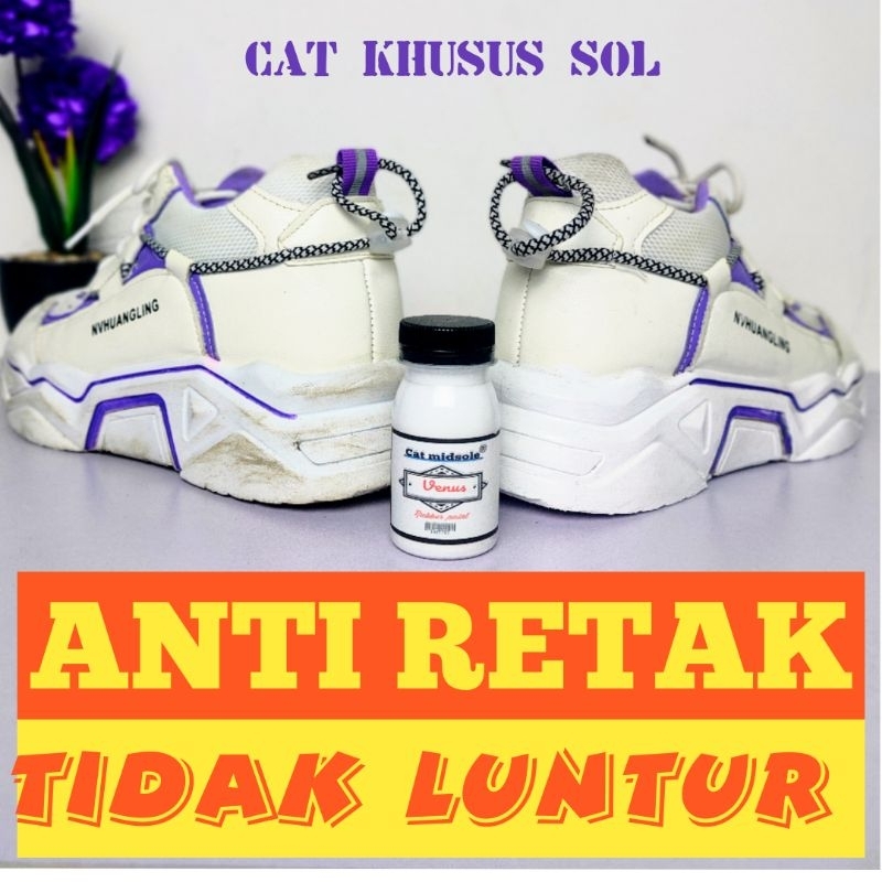 CAT KHUSUS MIDSOL/SOL SEPATU KARET SEPATU ANTI RETAK