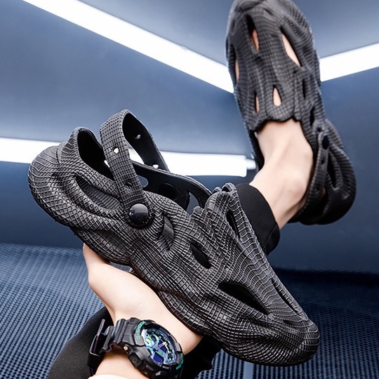 Penjualan TerbaikCOD sendal karet dewasa pria sandal slop sepatu dewasa original Lunak tahan lama so