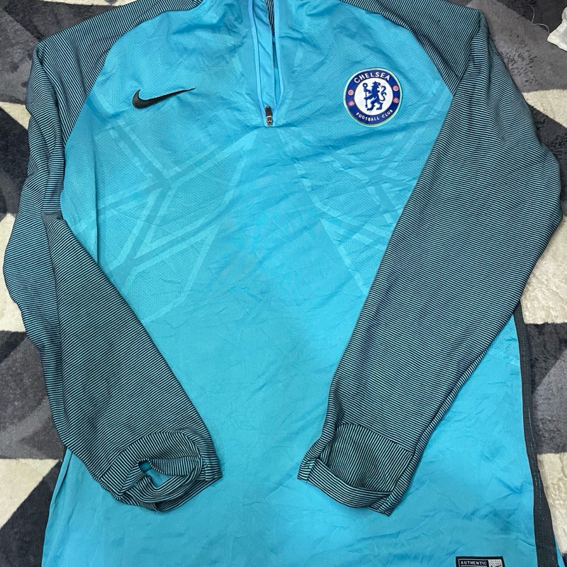 Kaos Jersey Lengan Panjang Chelsea Original Nike