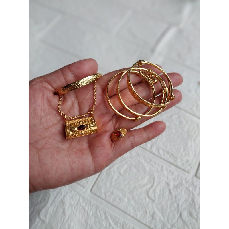 KEBAYA BAYI 99 - 1 set perhiasan Xuping bayi 3 bulan - 6 bulan