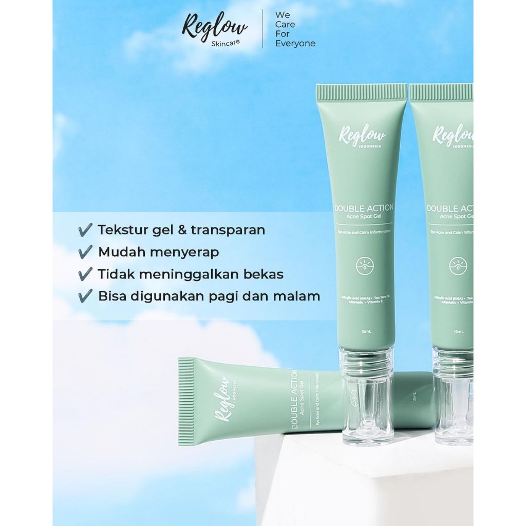 REGLOW Acne spot gel 15ml Dr. shindy putri halal bpom [bisa COD] [INSTAN] reglow skincare original r