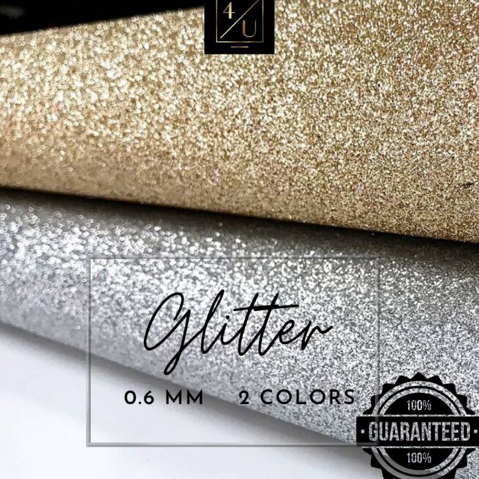 PALING AMPUH SUPPLIER Kain Kulit Sintetis Meteran Bergaransi PU  Gliter Bahan Tas Oscar