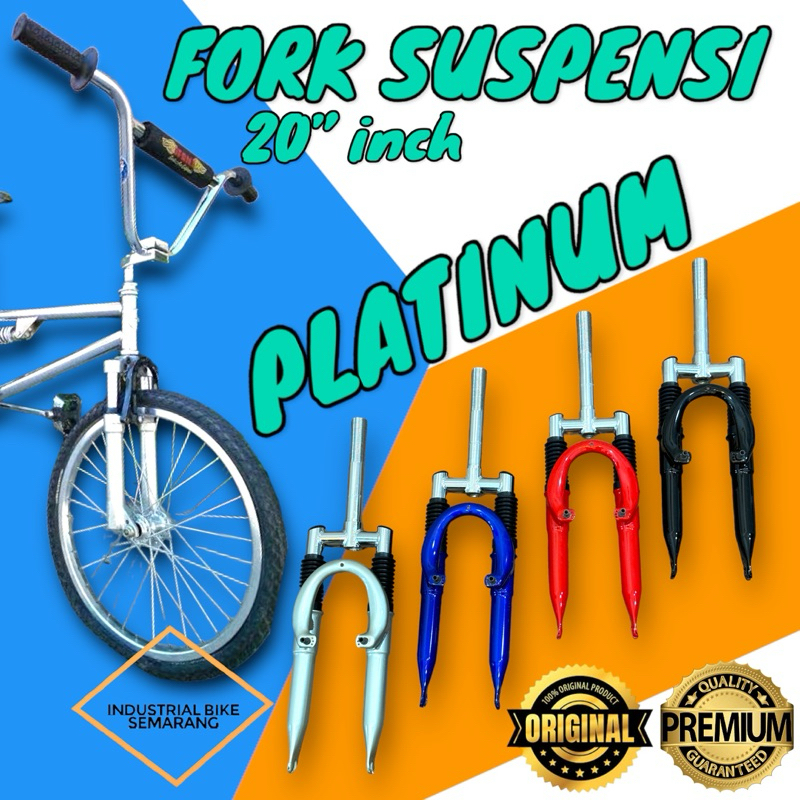 (( FORK 20 SUSPENSI / DRAT ULIR / PIVOT )) Garpu 20 inch Fork BMX Low Rider Depan Fork 20inch Lowrid