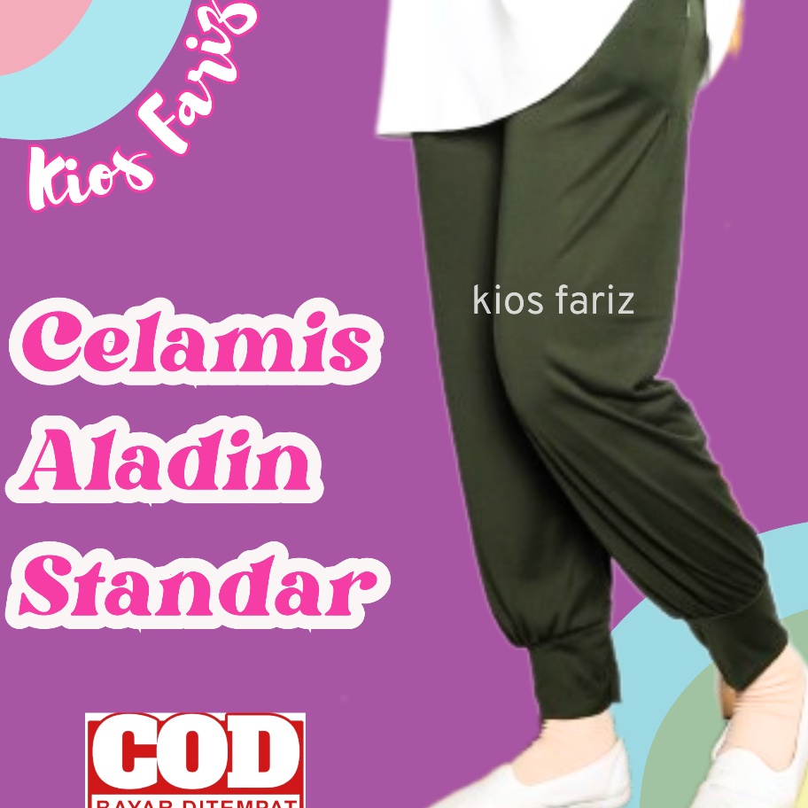 READY STOK Aladin Standar  Celamis Panjang Aladin Size Standar  Celamis Aladin L  Celana Dalaman Gam